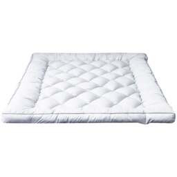 Ezysleep Single Shredded Memory Foam Mattress Topper 4 inch - Silver - Wilko