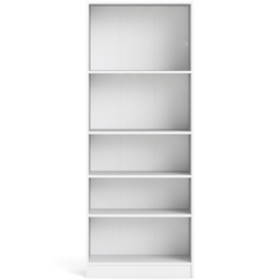 Florence Basic 4 Shelf White Wide Tall Bookcase - Furniture to Go - Wilko - thumbnail 4