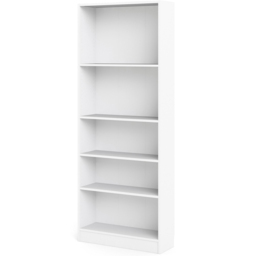 Florence Basic 4 Shelf White Wide Tall Bookcase - Furniture to Go - Wilko - thumbnail 5
