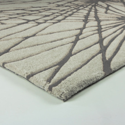 Esselle Home Aura Starburst Natural and Charcoal Rug 120 x 170cm - Grey - Wilko - thumbnail 4