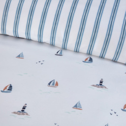 Sail Boats Duvet Set Blue Superking - Size: Super King - My Home - Wilko - thumbnail 5