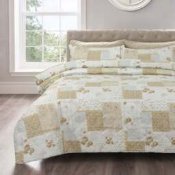 Velosso King Size Maya Natural Bedspread Set - Cream - Wilko