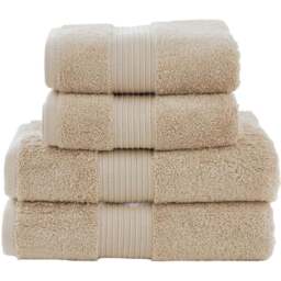 Deyongs Bliss Pima Biscuit Hand Towel 2 Pack - Size: 50 x 90cm - Cream - Wilko