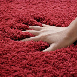 Allure Bath Fashions Wine Microfibre Luxury Non-Slip Pedestal Mat 50 x 50cm - Red - Wilko - thumbnail 5