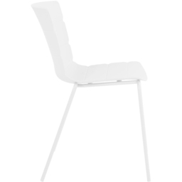 Core Products Bali Set of 2 White Plastic Kitchen Chair - Wilko - thumbnail 4