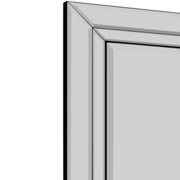 MirrorOutlet Double Bevel Venetian Cheval Free Standing Mirror 170 x 58cm - Clear - Wilko - thumbnail 7