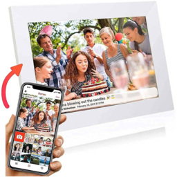 Grouptronics Gallery10 White WiFi Digital Photo Frame - Size: 10 x 8 Inch - Wilko - thumbnail 4