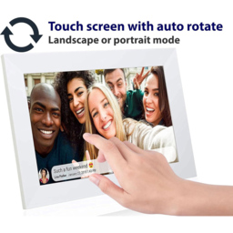 Grouptronics Gallery10 White WiFi Digital Photo Frame - Size: 10 x 8 Inch - Wilko - thumbnail 5