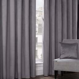 Divante Vermont Charcoal Velvet Blackout Curtain 229 x 168cm - Size: W 168 x D 228cm - Wilko - thumbnail 7