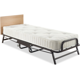 Jay-Be Crown Premier Single Folding Bed with Deep Sprung Mattress - Black - Wilko - thumbnail 3