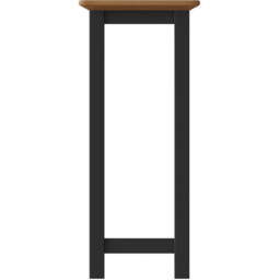 FWStyle Taberno Single Shelf Graphite Blue and Oak Side Table - Size: 55 x 27 x 24cm - Wilko - thumbnail 4