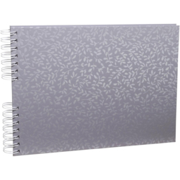 Exacompta Blue Grey Spiral Photo Album 50 Sheets 150 Photos - Size: 32 x 22 x 3cm - Wilko