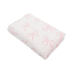 Bow Cotton Towel Pink - Wilko - thumbnail 5