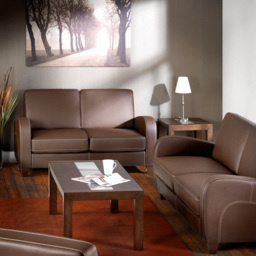 Julian Bowen Vivo Brown Faux Leather Chair - Size: 80 x 87 x 83cm - Wilko - thumbnail 7