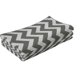 Outsunny Grey and White Patio Floor Mat Outdoor Rug 120 x 180cm - Wilko - thumbnail 4