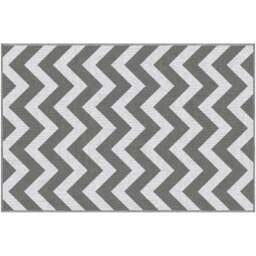 Outsunny Grey and White Patio Floor Mat Outdoor Rug 120 x 180cm - Wilko - thumbnail 1