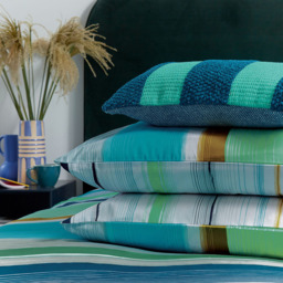 Helena Springfield Carrie Super King Size Blue Duvet Set - Wilko - thumbnail 5