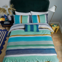 Helena Springfield Carrie Super King Size Blue Duvet Set - Wilko - thumbnail 7