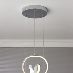 LED Chrome Echo Cluster Droplet Spheres  Ceiling Light - Size: 25 x 100 x 25cm - Wilko - thumbnail 7