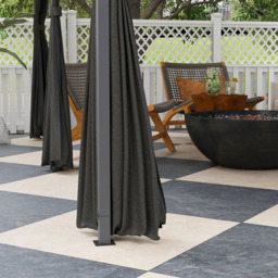 Outsunny 4 x 3m 2 Tier Black Steel Frame Garden Gazebo with Curtains - Wilko - thumbnail 5