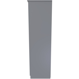 Crowndale Avon 3 Door Dusk Grey Mirror Wardrobe Ready Assembled - Wilko - thumbnail 7
