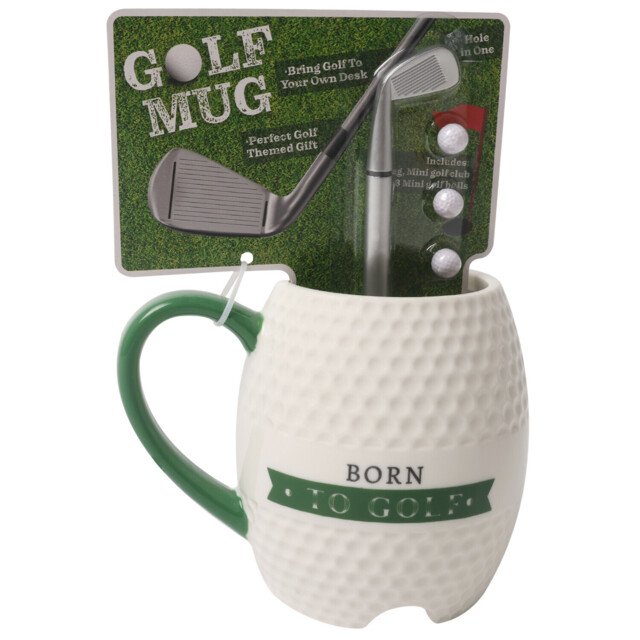 Golf Club Cup - White and Green - Wilko - image 1