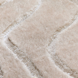 Origins Carved Wave Cream Soft Rug 160 x 170cm - Size: 160 x 230 x 4cm - Wilko - thumbnail 5