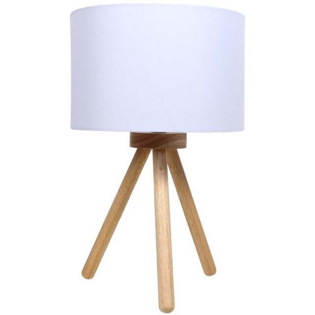 Arden White Tripod Table Lamp - Size: 24 x 39 x 24cm - Wilko - image 1