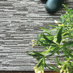 My Mat Silver Broken Stripe Stain Resistant Runner 67 x 200cm - Size: 67 x 200 x 2cm - grey - Wilko - thumbnail 6