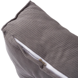Living and Home Dark Grey Corduroy Wedge Headboard Pillow with Side Pocket 180 x 50cm - Size: 50 x 180 x 20cm - Wilko - thumbnail 4