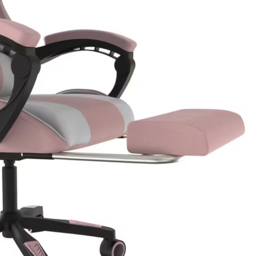 Alivio Pink Ergonomic Massage Gaming Chair - Size: 124 x 65.5 x 62cm - Wilko - thumbnail 4