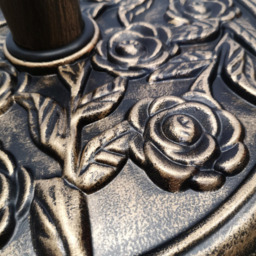 Samuel Alexander Bronze Parasol Base 9kg - Size: 45 x 45 x 35cm - Metal - Wilko - thumbnail 4