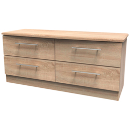 Crowndale Sherwood 4 Drawer Bardolino Oak Bed Box - Brown - Wilko - thumbnail 5