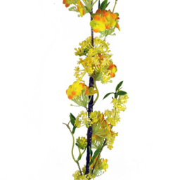 Leaf Yellow Blossom Artificial Spray Stem 100cm 6 Pack - Size: 100 x 10 x 10cm - Wilko - thumbnail 4
