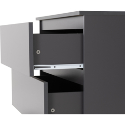 Seconique Malvern 3 Drawer Grey Chest of Drawers - Wilko - thumbnail 6