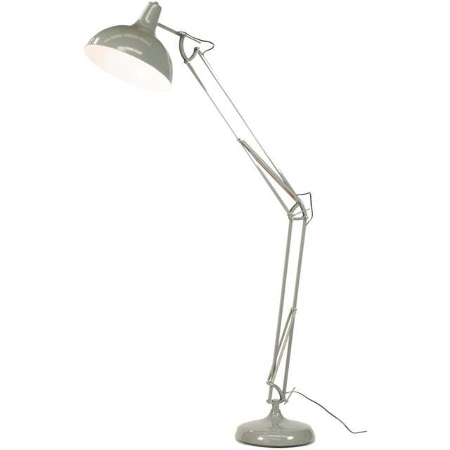 Pacific Lifestyle Alonzo Grey Metal Floor Lamp - Wilko - image 1