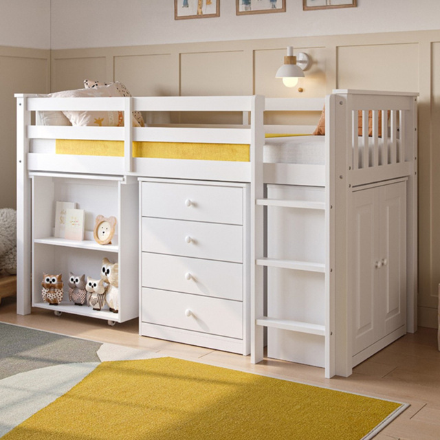 Flair Soban Shorty White Cabin Bed - Wilko - image 1