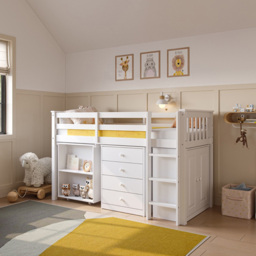 Flair Soban Shorty White Cabin Bed - Wilko - thumbnail 6