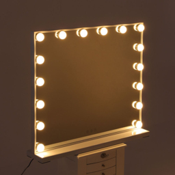 Living and Home LED White Makeup Vanity Mirror with Smart Sensor Screen - Size: 62 x 54.5cm - Wilko - thumbnail 5