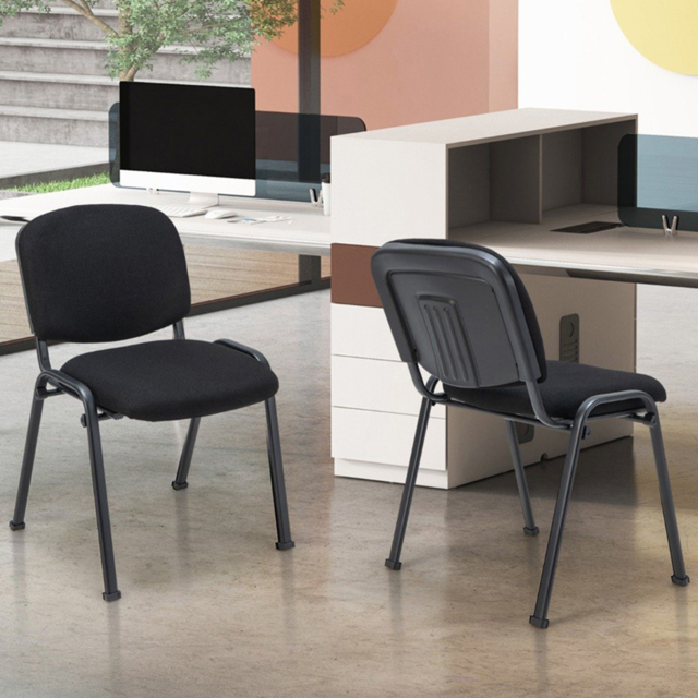 Costway Set of 2 Black Office Chair - Size: 73 x 60 x 49cm - Wilko - image 1