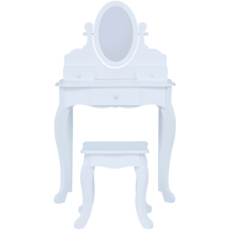 Teamson Kids Little Princess Rapunzel 3 Drawer White Medium Toy Vanity Set - Size: 99.1 x 32.0 x 63.0cm - Wilko - thumbnail 3