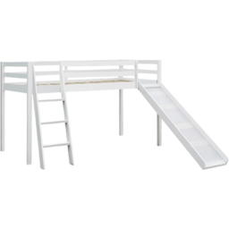Brooklyn Single White Mid Sleeper Bed with Slide - Habitat - Wilko - thumbnail 3