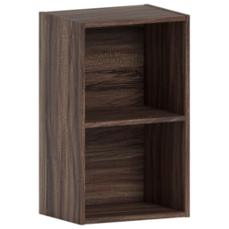 VIDA DESIGNS Oxford 2 Cube Walnut Bookcase - Size: 2 Shelf - Brown - Wilko - thumbnail 3