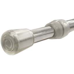 Simply 122-183cm Extendable Chrome Cafe Rod - Size: 122 - 183cm - Wilko - thumbnail 1
