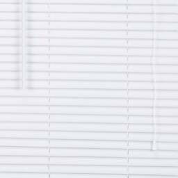 PVC White Wood Effect Venetian Blind White 90cm - Size: W 90 x D 160cm - Wilko - thumbnail 1