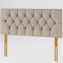 Aspire Furniture Olivier Super King Size Natural Eire Linen Headboard - Cream - Aspire Beds - Wilko - thumbnail 3