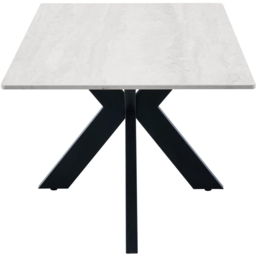 wilko Verona Ceramic Coffee Table - Size: 45 x 110 x 60cm - Ivory - Shankar - thumbnail 5