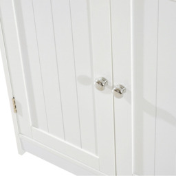 HOMCOM Kleankin Under Sink Base Cabinet White - Size: 60 x 30 x 60cm - Wilko - thumbnail 4