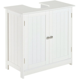 HOMCOM Kleankin Under Sink Base Cabinet White - Size: 60 x 30 x 60cm - Wilko - thumbnail 3