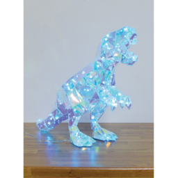 Crystal Effect Iridescent Dinosaur Light - Blue - Wilko - thumbnail 4